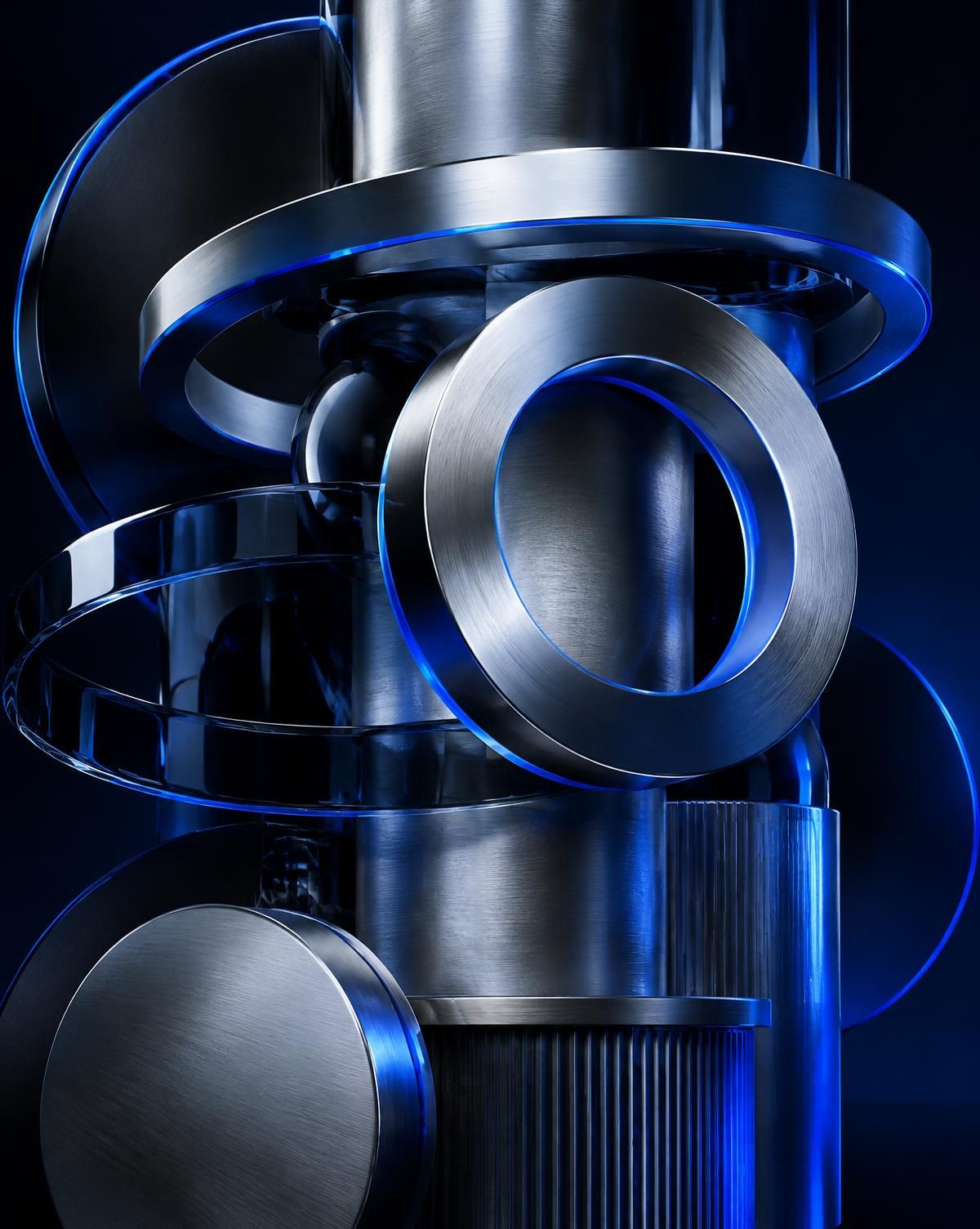 Abstract precision rings and cylinders