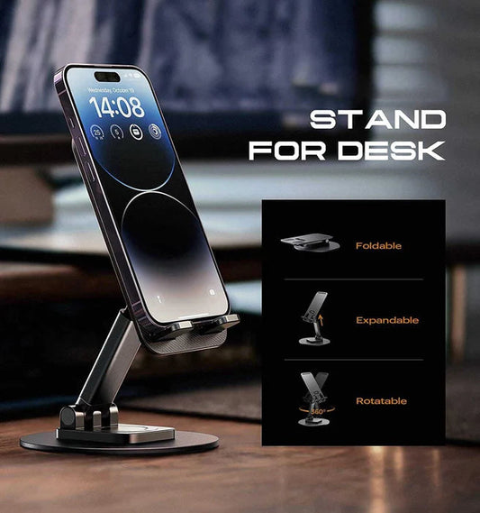Spinpro™ 360° Rotating  Mobile and Tablet  Stand
